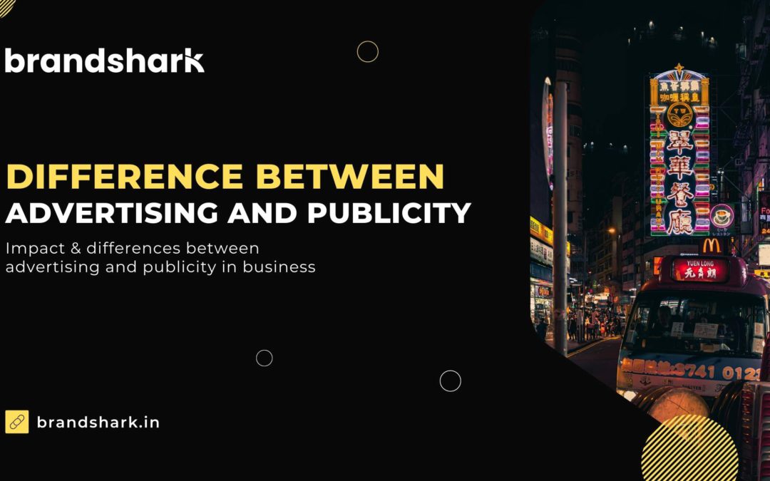 difference between advertising and publicity