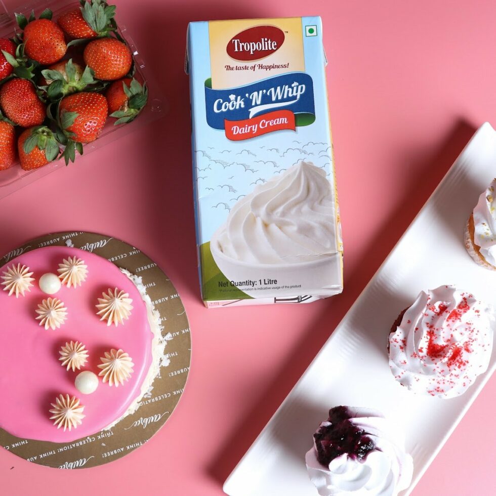 Creative Food Product Photography for Tropolite Whipping Cream