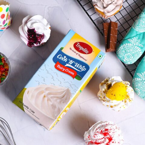 Creative Food Product Photography for Tropolite Whipping Cream