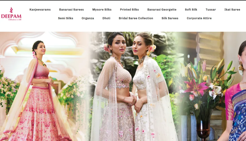 Models in traditional Indian wear