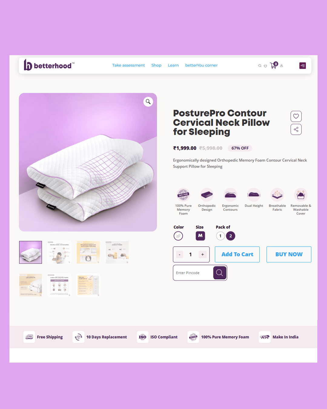 Betterhood website design and developed by Brandshark