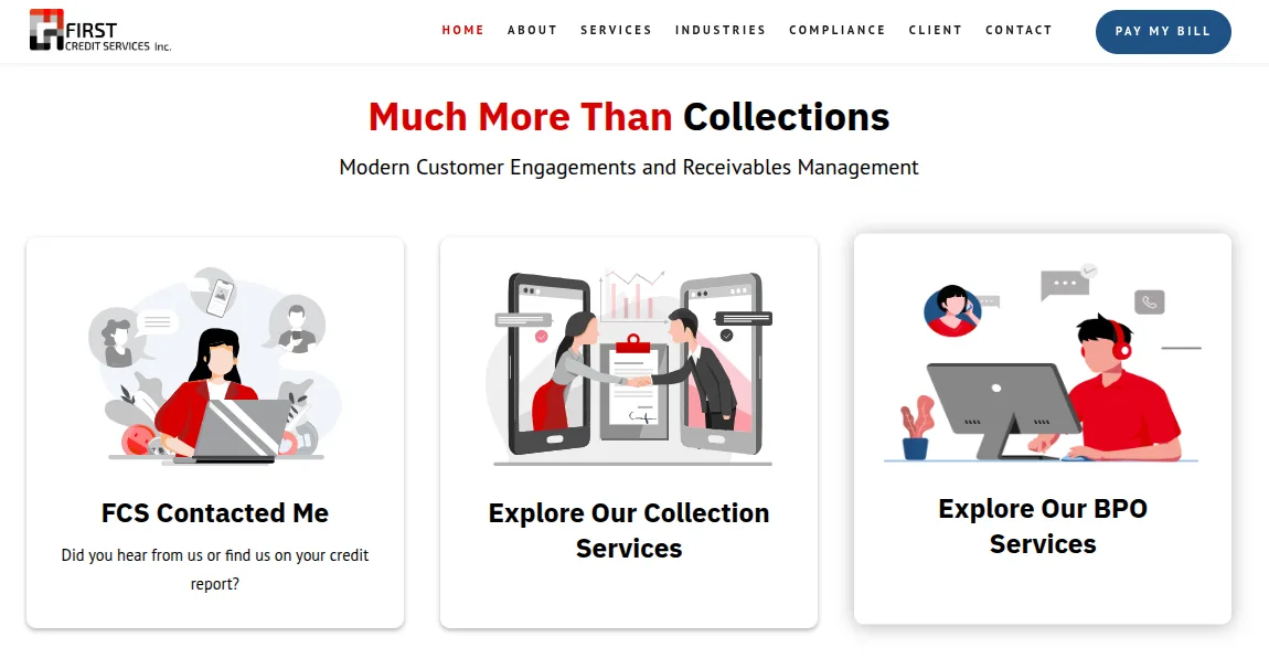 first credit services website