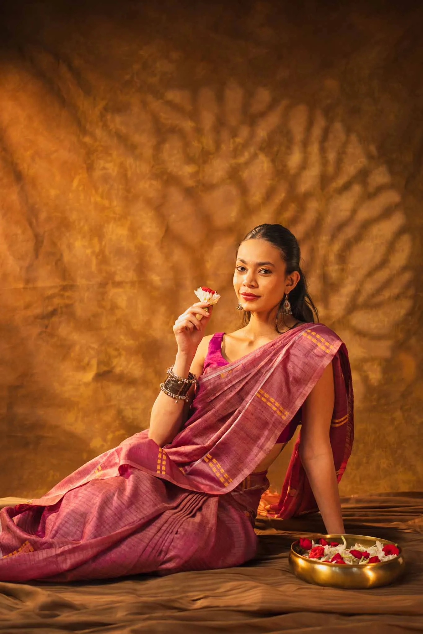kosala silk saree lifestyle product photography