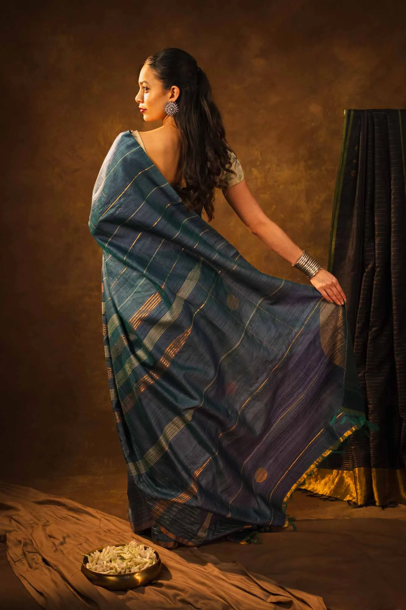 kosala silk saree lifestyle product photography
