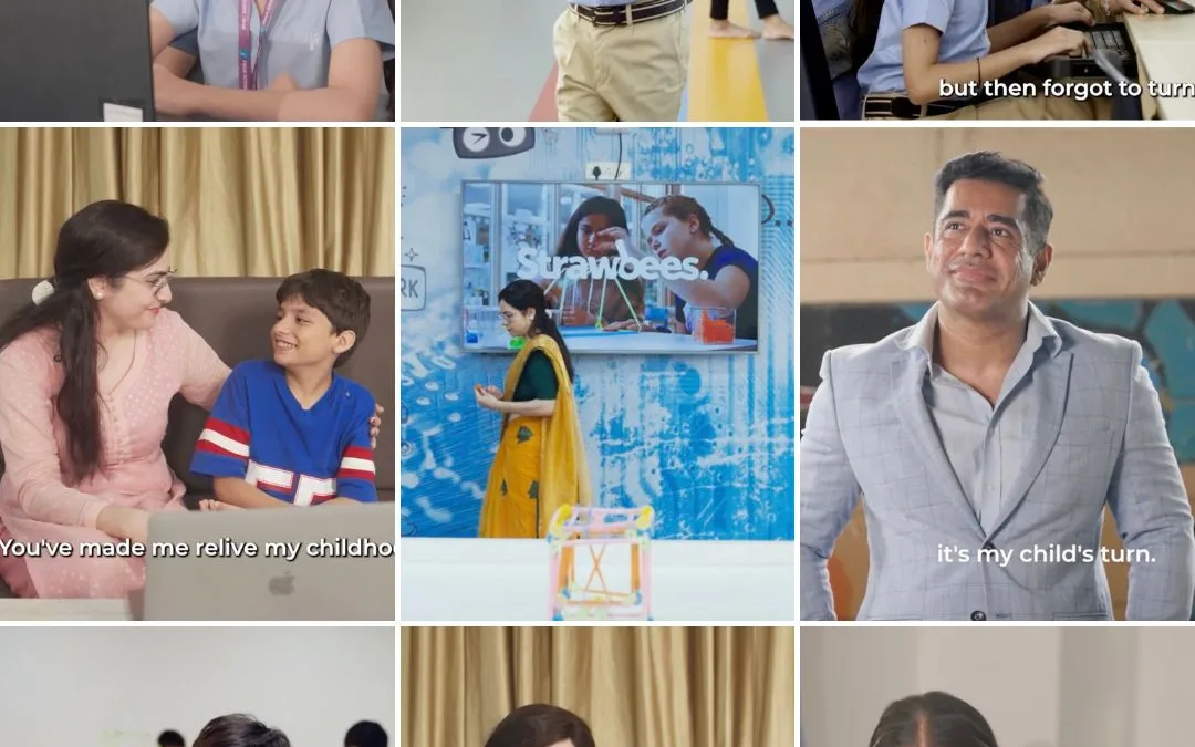 Digital ads for Podar International school