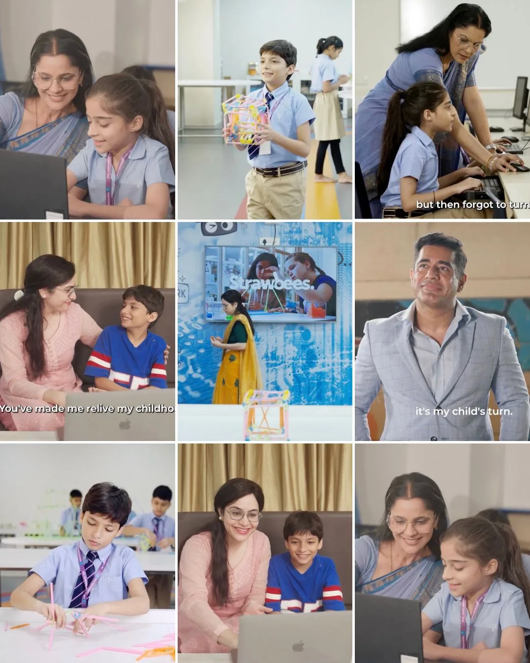 Digital ads for podar internal school